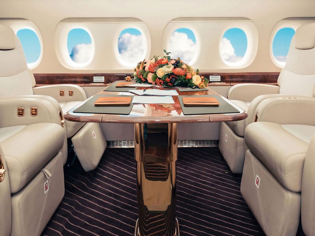 Elegant Leather Accessories For Your Business Jet