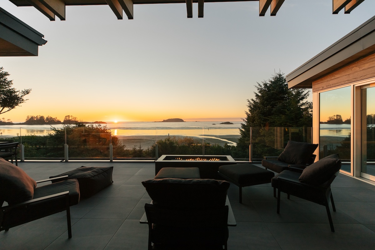 Outdoor Patio Beach view