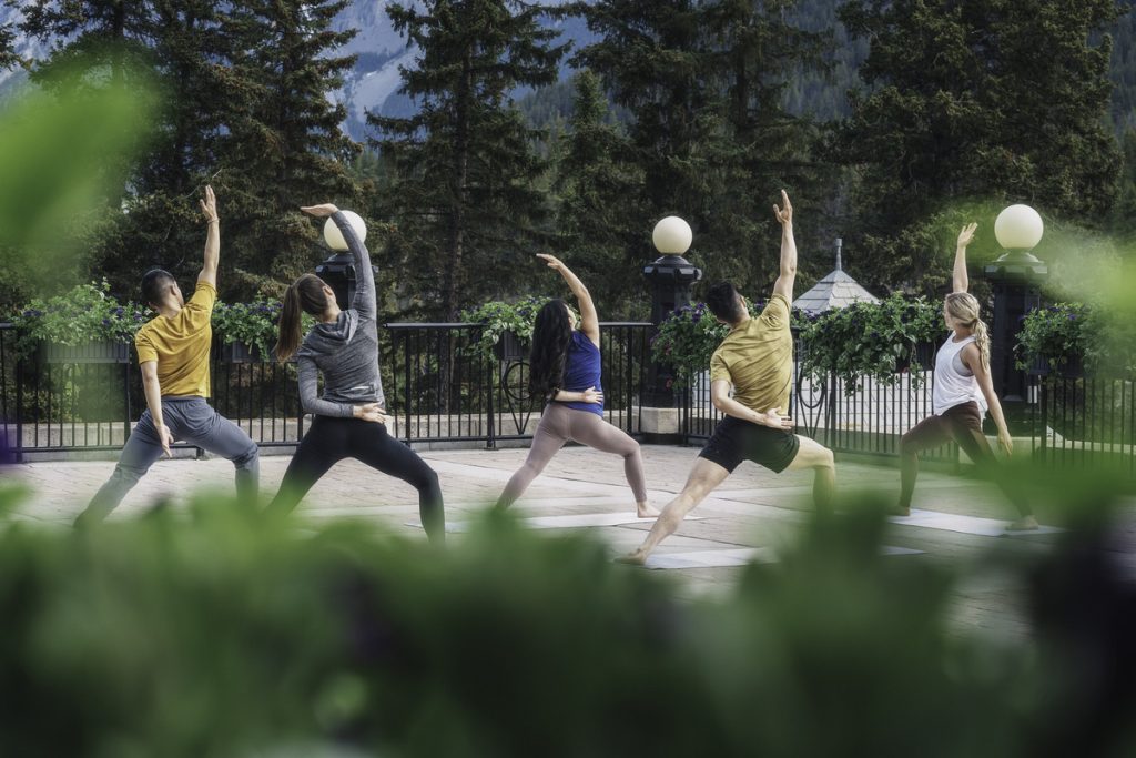 Fairmont Banff Springs Hotel Yoga class