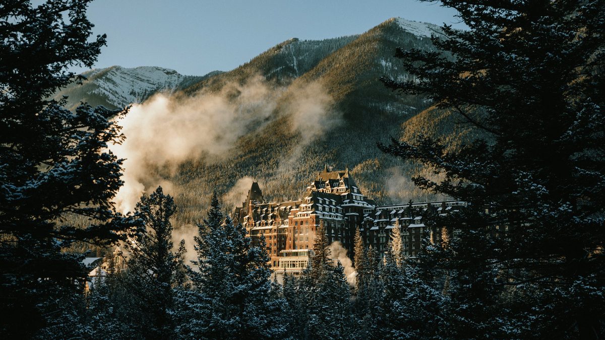 Fairmont Banff Springs Hotel Winter