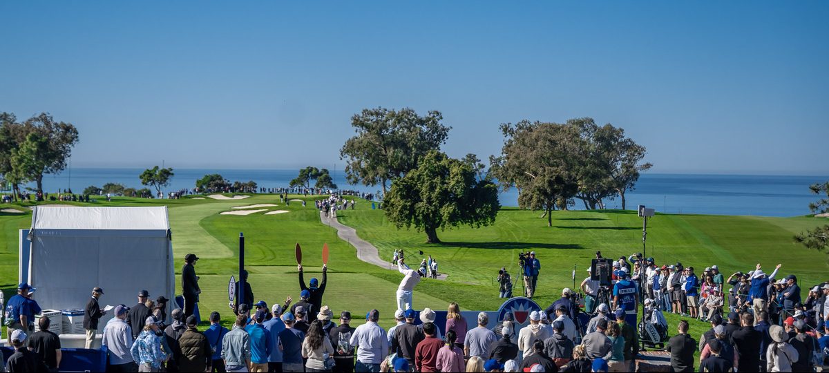 Torrey Pines, atop La Jolla cliffs, golf tournament