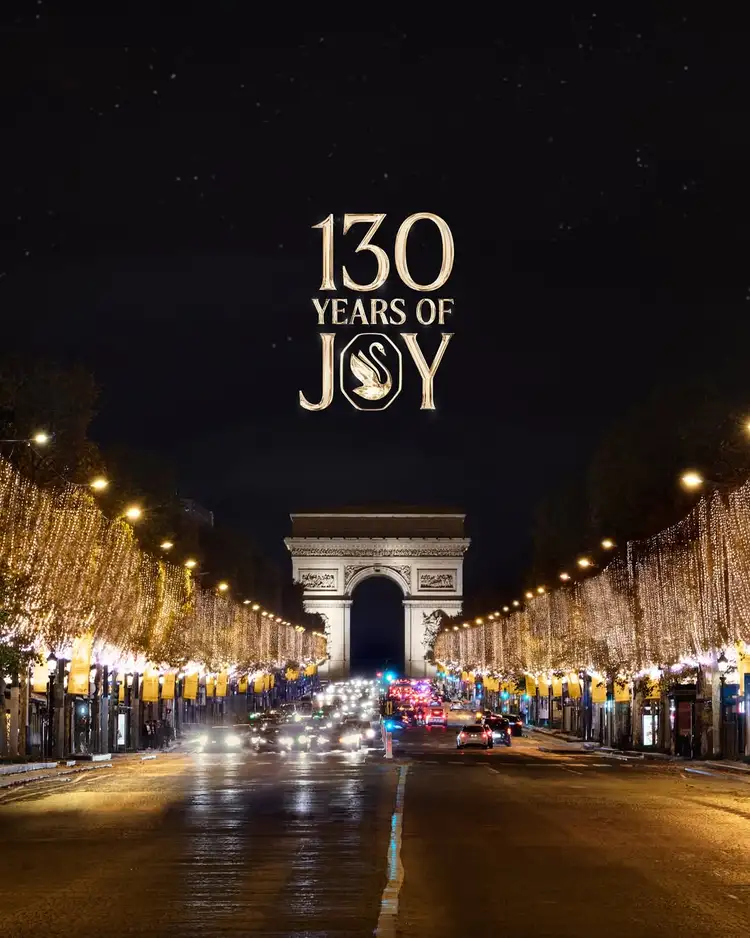 Swarovski Lights Up the Champs-Élysées With Dazzling Holiday Takeover