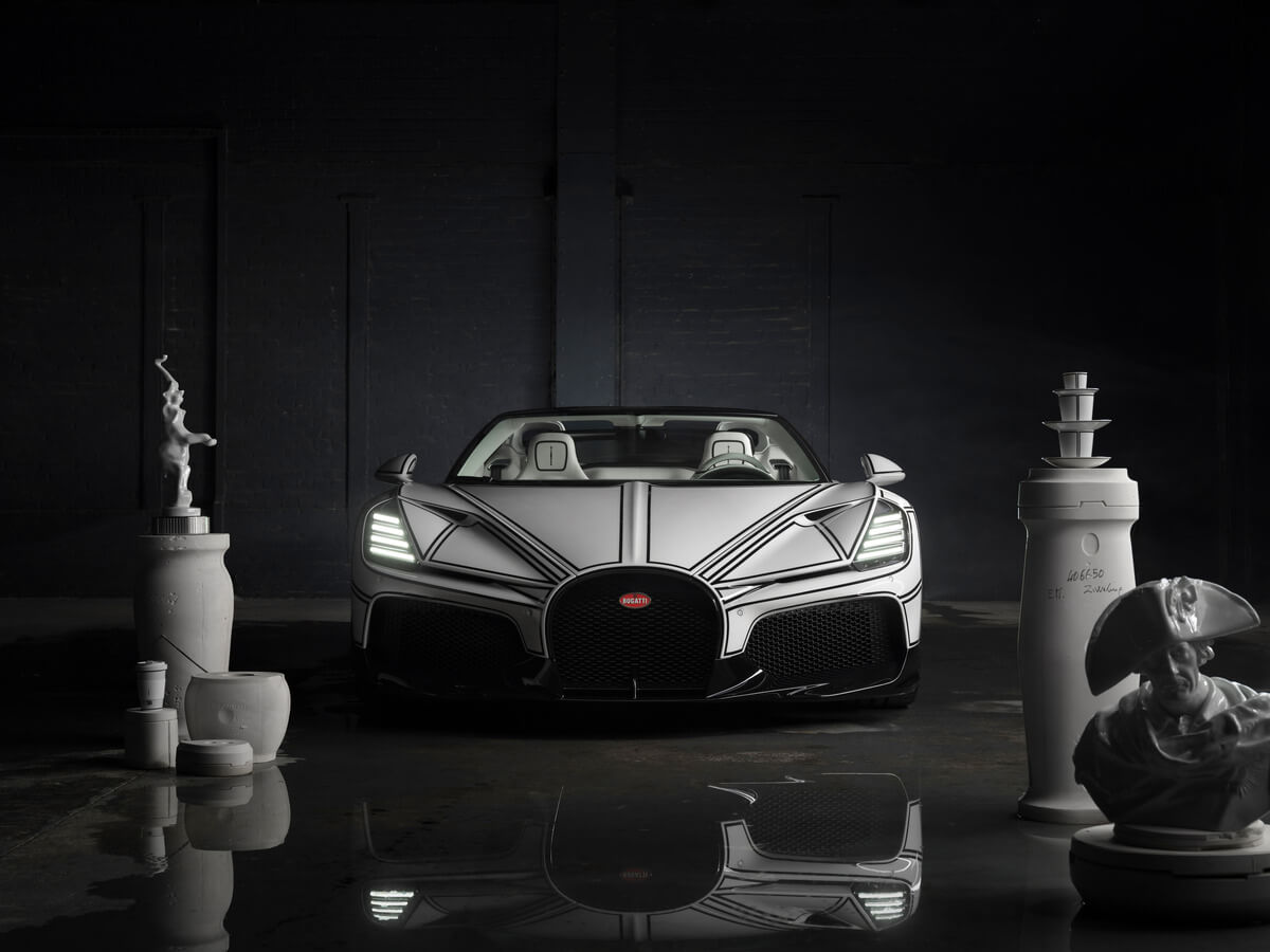 Bugatti Reveals the One-of-One W16 Mistral ‘Blanc Éternel’